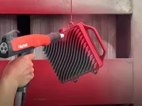 Powder Coating of Metal Radiator Housings